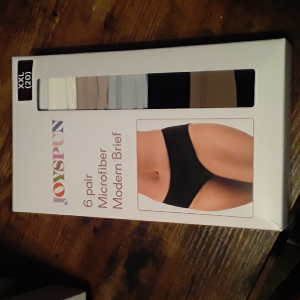 NWT Various Sizes Joyspun 6pair Microfiber Modern Brief - Picture 8 of 12